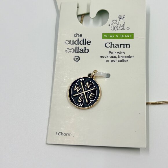 NWT Cuddle Collab Target Dog Collar Charms Matching Necklace Set Smol Boop Gold - Picture 10 of 10